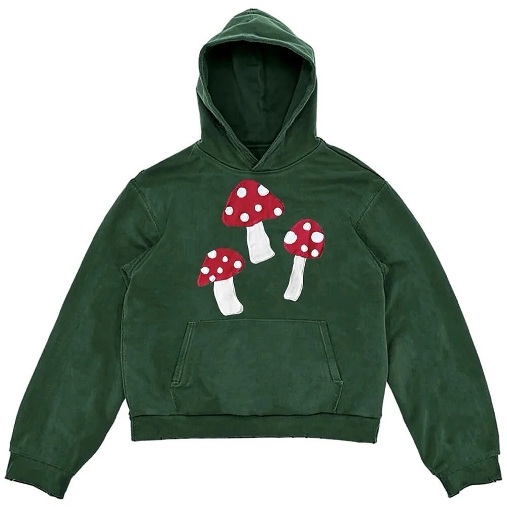 Mushroom Print Hoodie — view 1