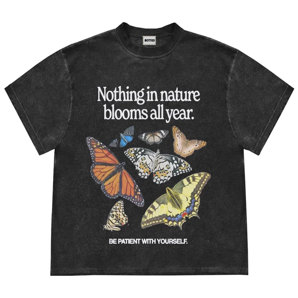 Be Patient With Yourself Butterfly Tee — view 1