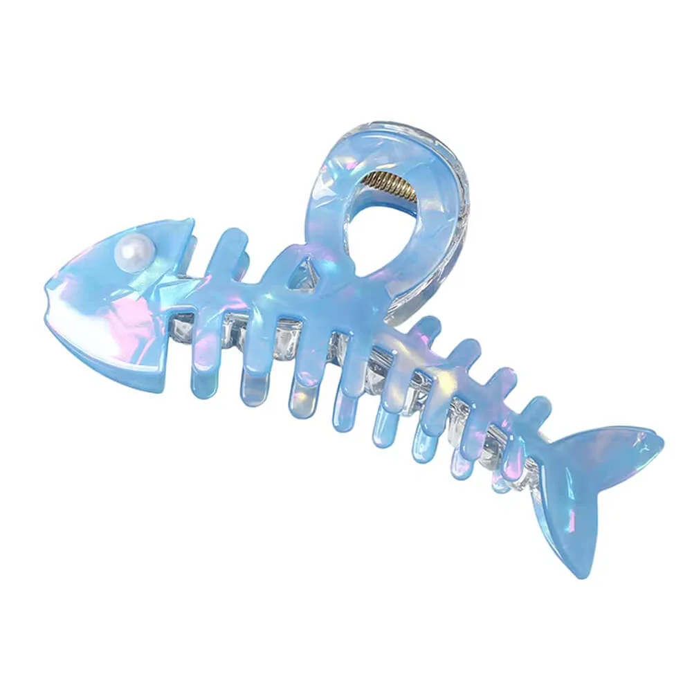 Iridescent Fish Bone Hair Claw — view 1