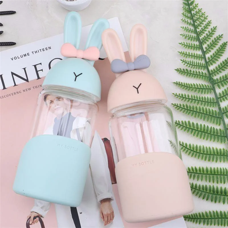 Kawaii Rabbit Ears Water Bottle — view 1