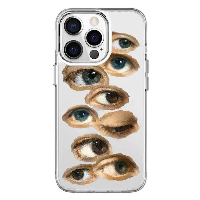 Grunge Aesthetic Eyes IPhone Case — view 1