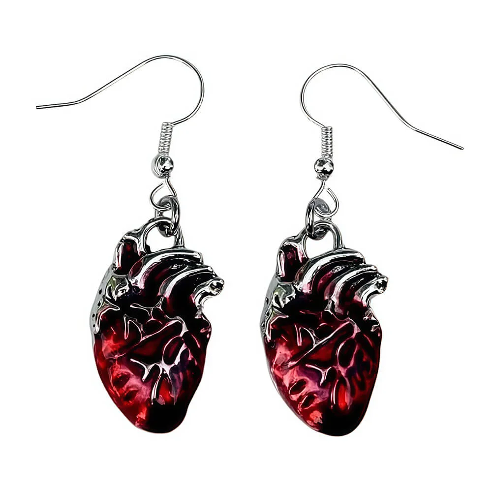 Anatomical Heart Earrings — view 1