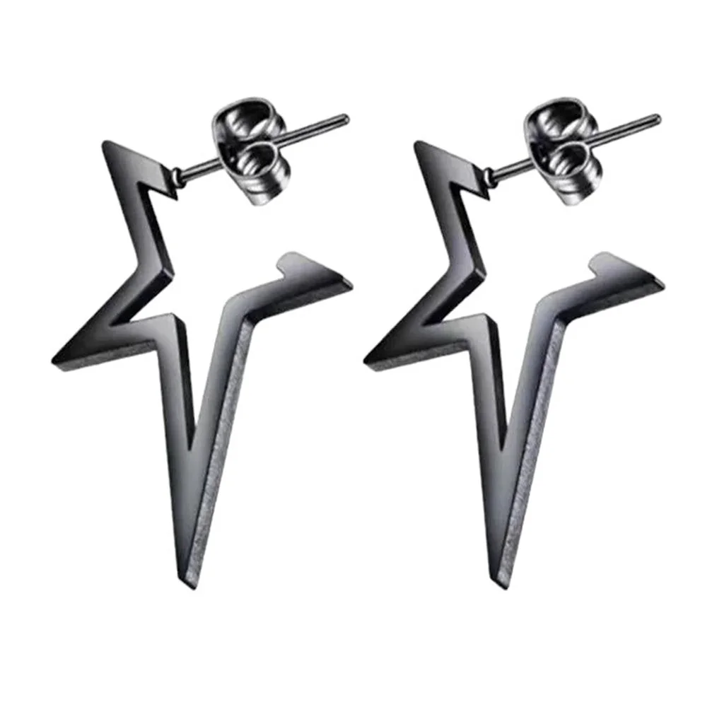 Pointed Star Earrings — view 1 Pointed Star Earrings — view 1