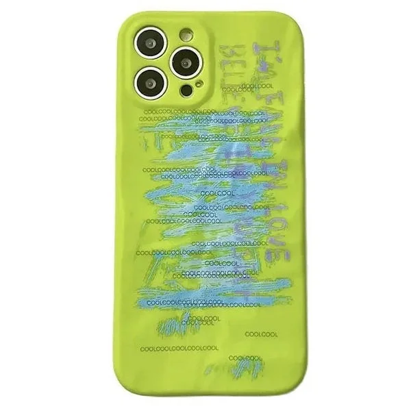 Toxic Green iPhone Case — view 1