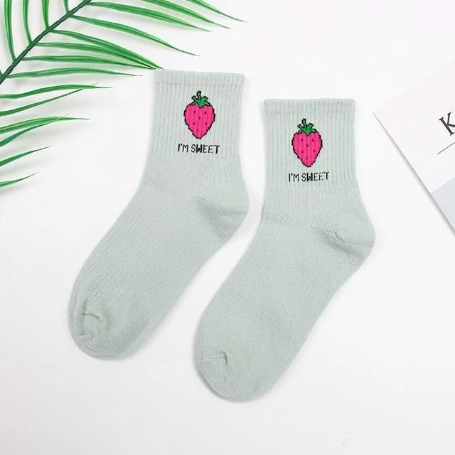 Raspberry Socks — view 1
