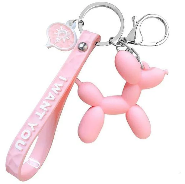 Balloon Dog Keychain — view 1