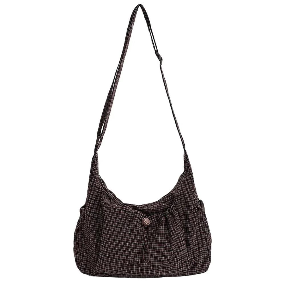 Back to Class Plaid Shoulder Bag — view 1