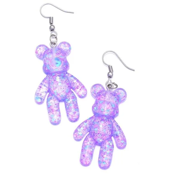 Pastel Bear Earrings — view 1