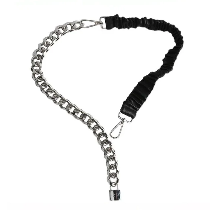 Lock Pendant Chain Belt — view 1