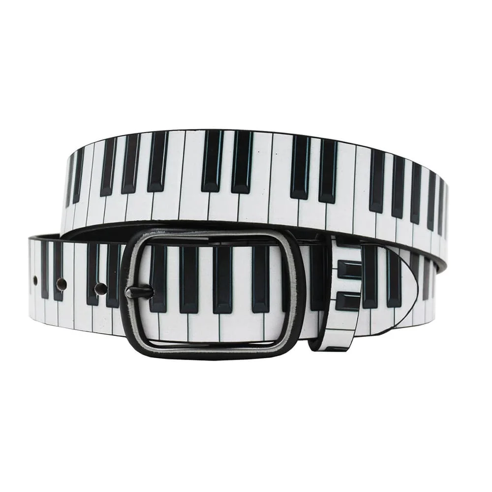 Piano Key Print Belt — view 1