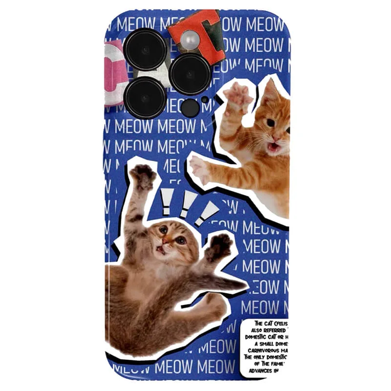 Meow Meow iPhone Case — view 1