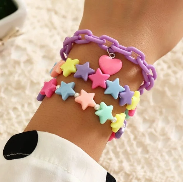 3 Pcs Danish Pastel Bracelet — view 1