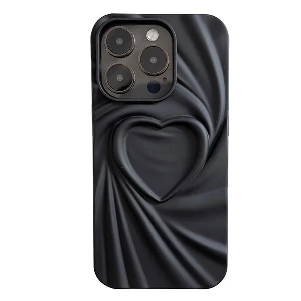 3D Heart iPhone Case — view 1