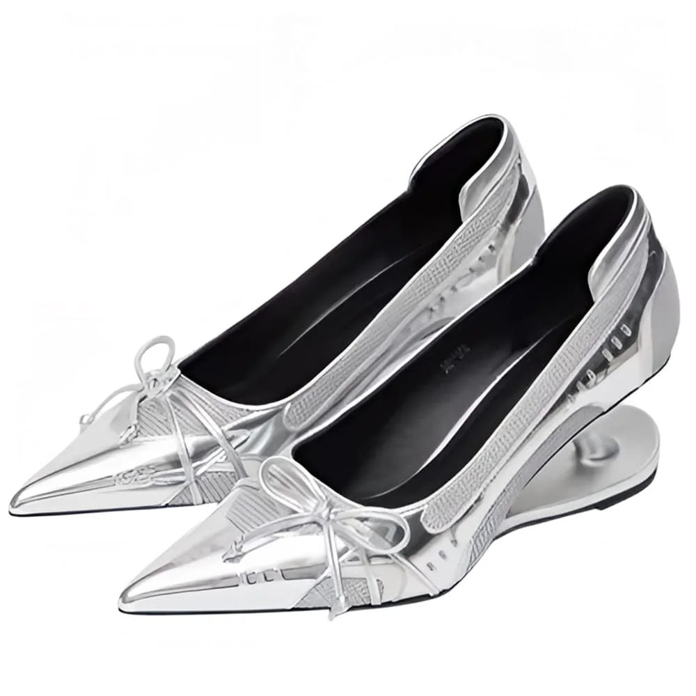 Camera Ready Pointed-Toe Arch Heels — view 1