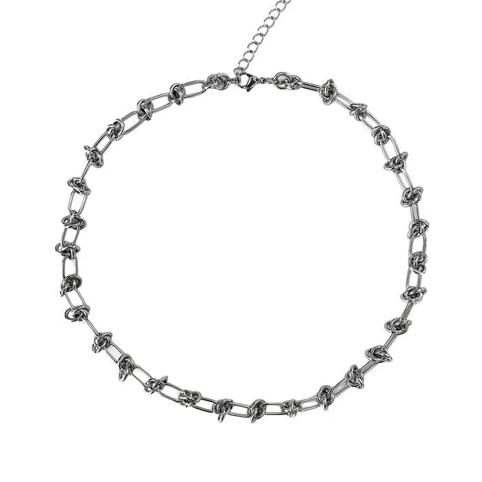Grunge Aesthetic Wire Choker — view 1